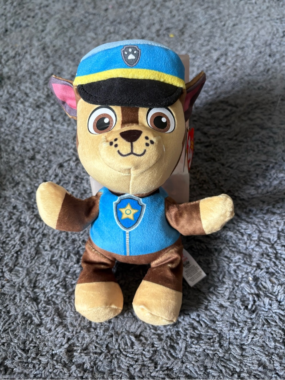 NWT Ty Beanie Babies Paw Patrol Character: Chase